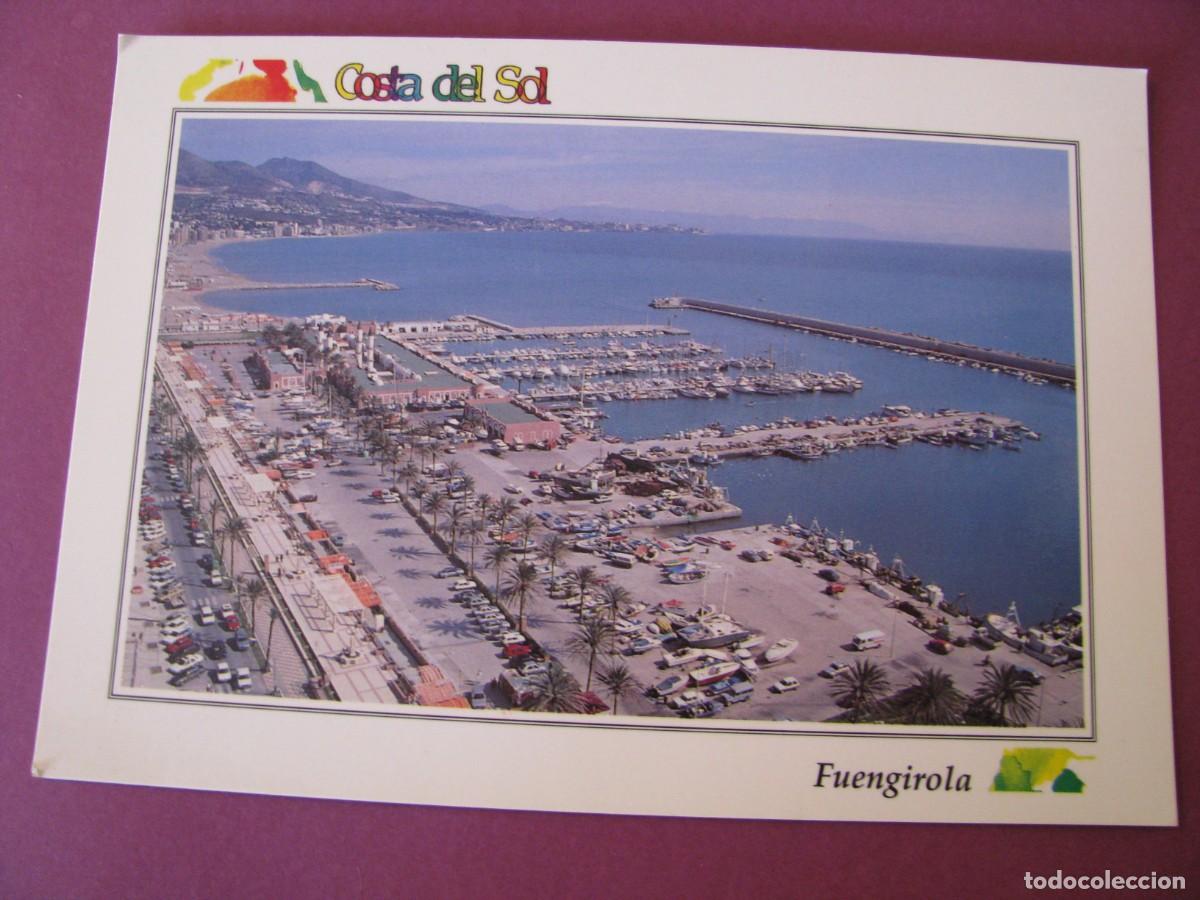 Postales: POSTAL DE FUENGIROLA. PASEO MARITIMO Y EL PUERTO. ED. ARGUVAL 1993
