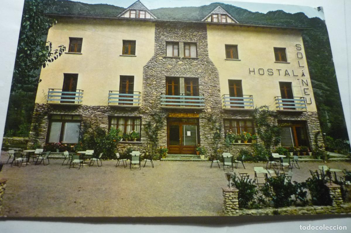 Postales: postal ribera de cardos.-hostal sol i neu circulada