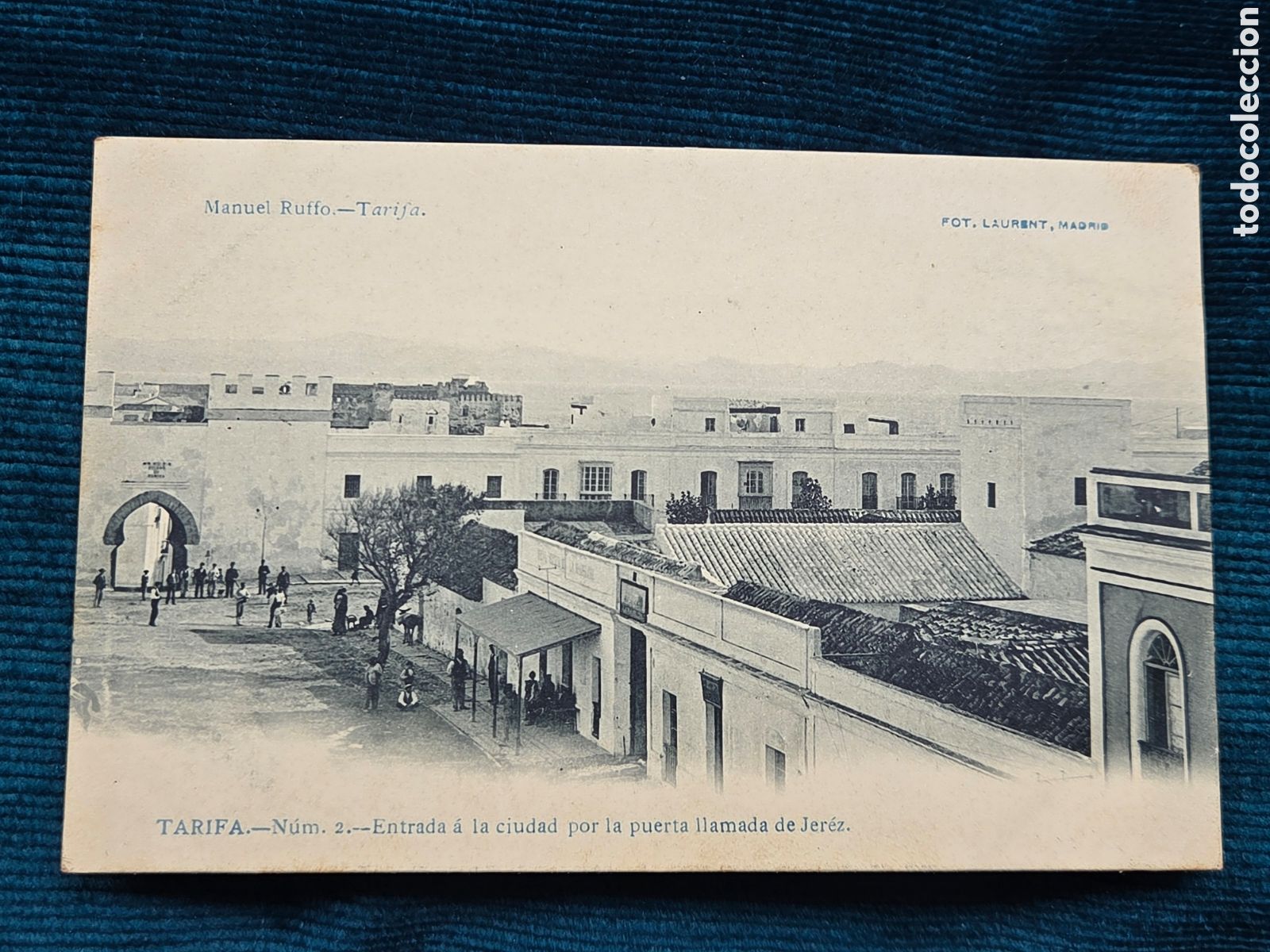 Postales: TARIFA, C&aacute;diz, N&uacute;m. 2 Entrada a la ciudad por la llamada puerta de J&eacute;rez.