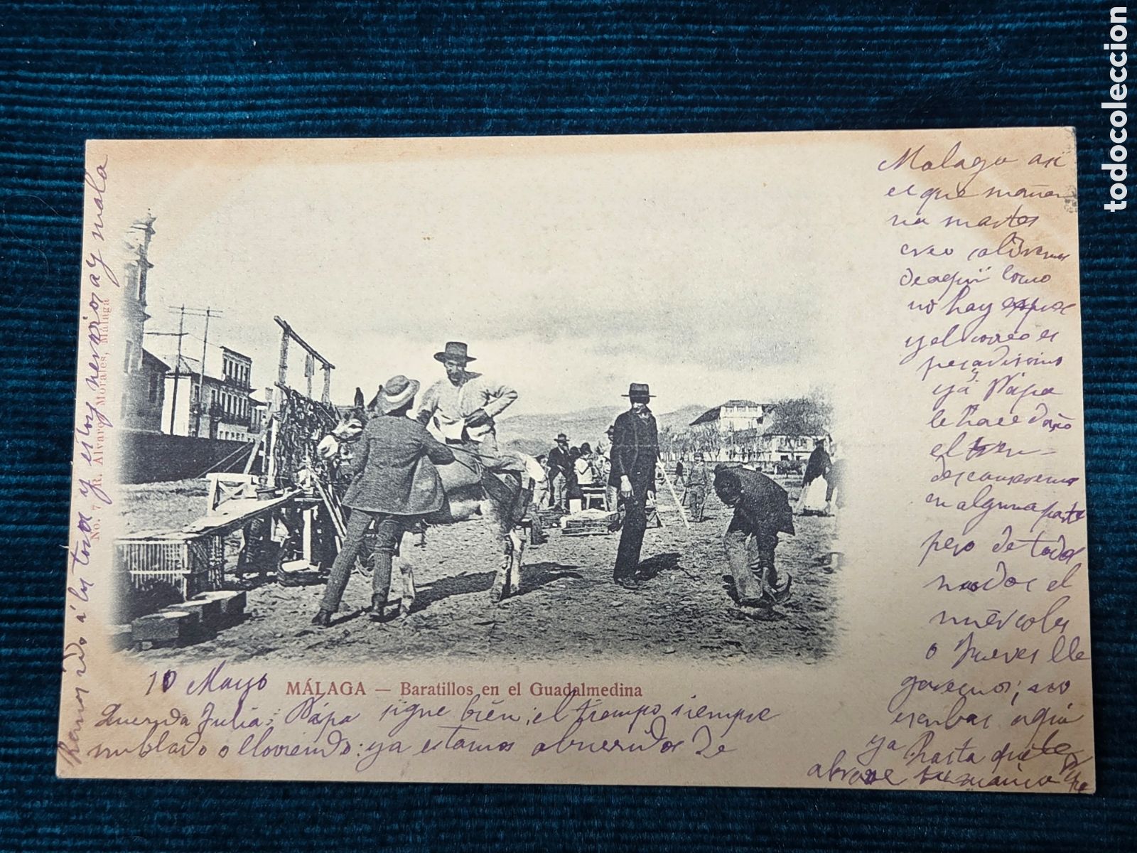Postales: M&Aacute;LAGA BARATILLOS EN EL GUADALMEDINA C. 1900