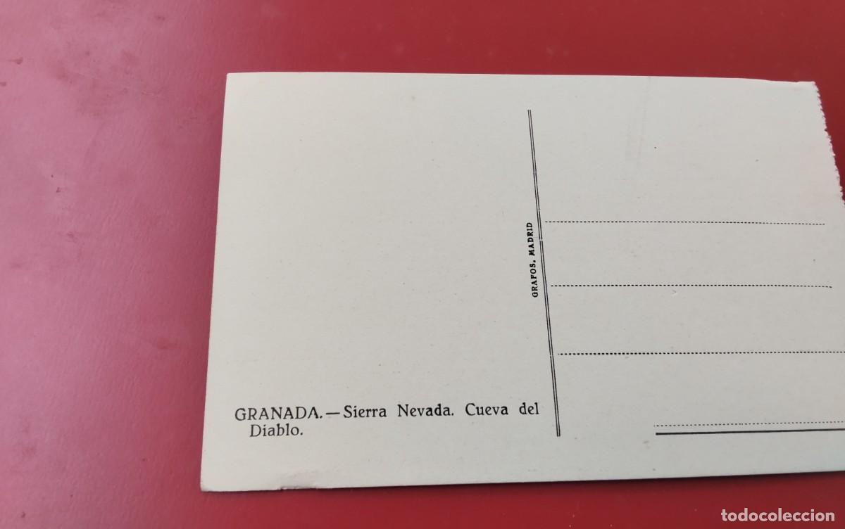 Postales: GRANADA , POSTAL ANTIGUA , BLANCO Y NEGRO - Foto 3