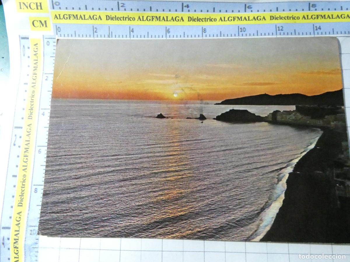 Postales: POSTAL DE GRANADA. ALMU&Ntilde;&Eacute;CAR. A&Ntilde;O 1968. PUESTA DE SOL 6235 BEASCOA. 803