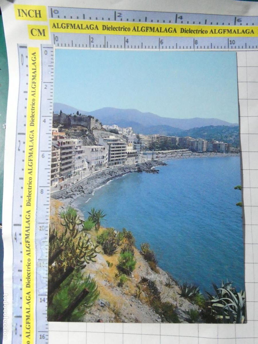 Postales: POSTAL DE GRANADA. ALMU&Ntilde;&Eacute;CAR. A&Ntilde;O 1988. VISTA CALETILLA PUERTA DEL MAR 1241 GRANADA. 809