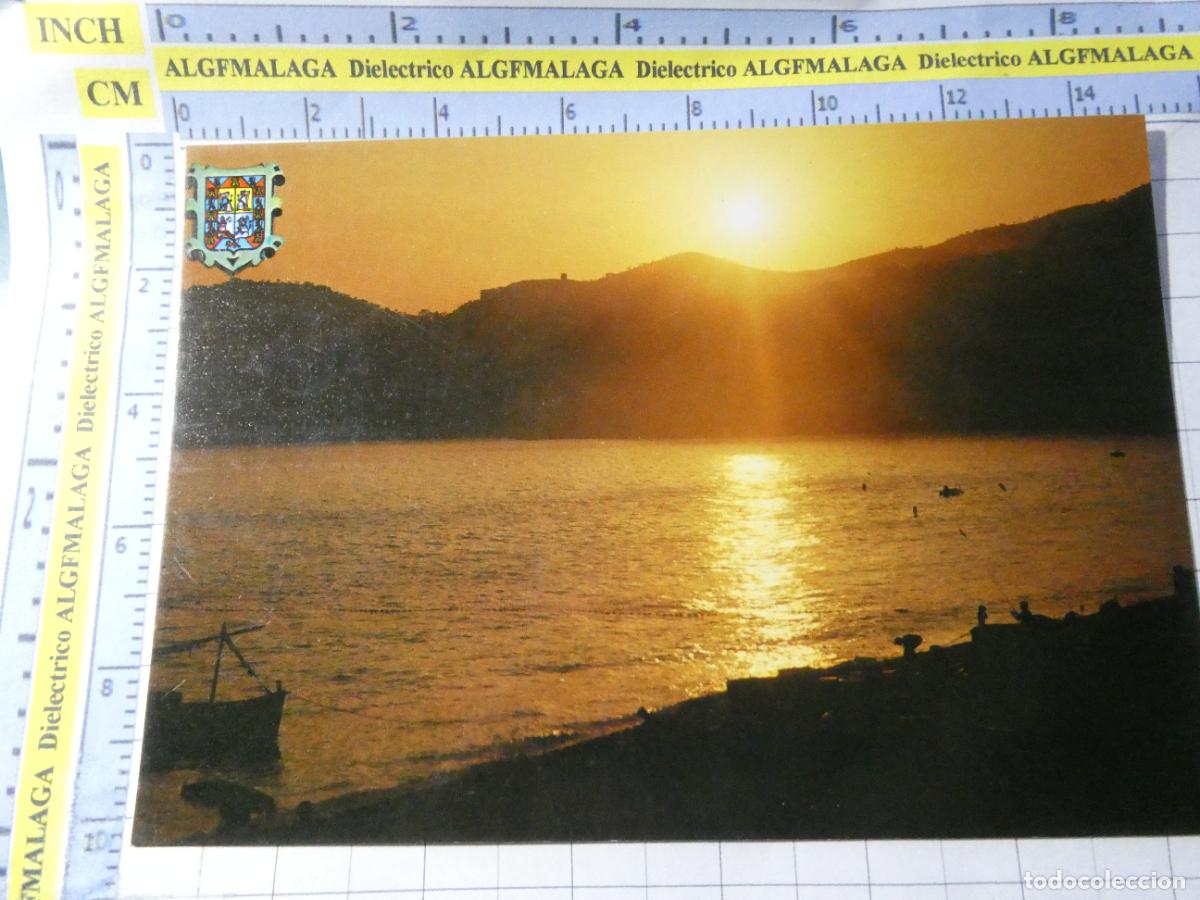 Postales: POSTAL DE GRANADA. ALMU&Ntilde;&Eacute;CAR. A&Ntilde;O 1977. ATARDECER EN LA PLAYA 1070 ZERKOWITZ. 813