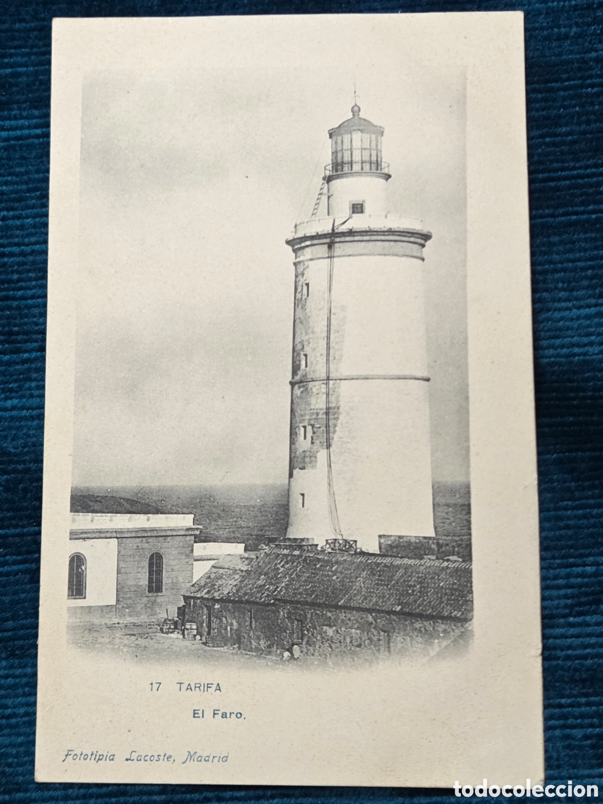 Postales: TARIFA C&Aacute;DIZ El Faro, Fototipia Lacoste,