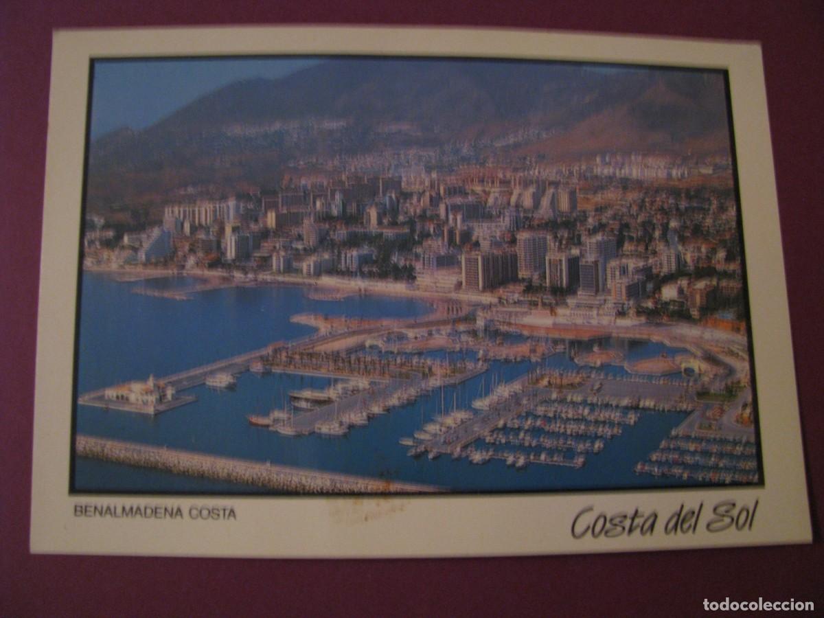 Postales: POSTAL DE BENALMADENA COSTA. PUERTO DEPORTIVO Y VISTA PARCIAL. MANE
