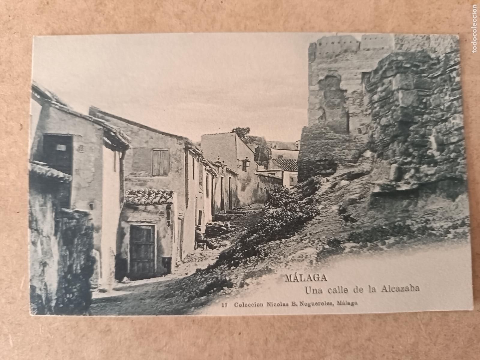 Postales: MALAGA. COLECCION NICOL&Aacute;S B. NOGUEROLES. N&ordm; 17.