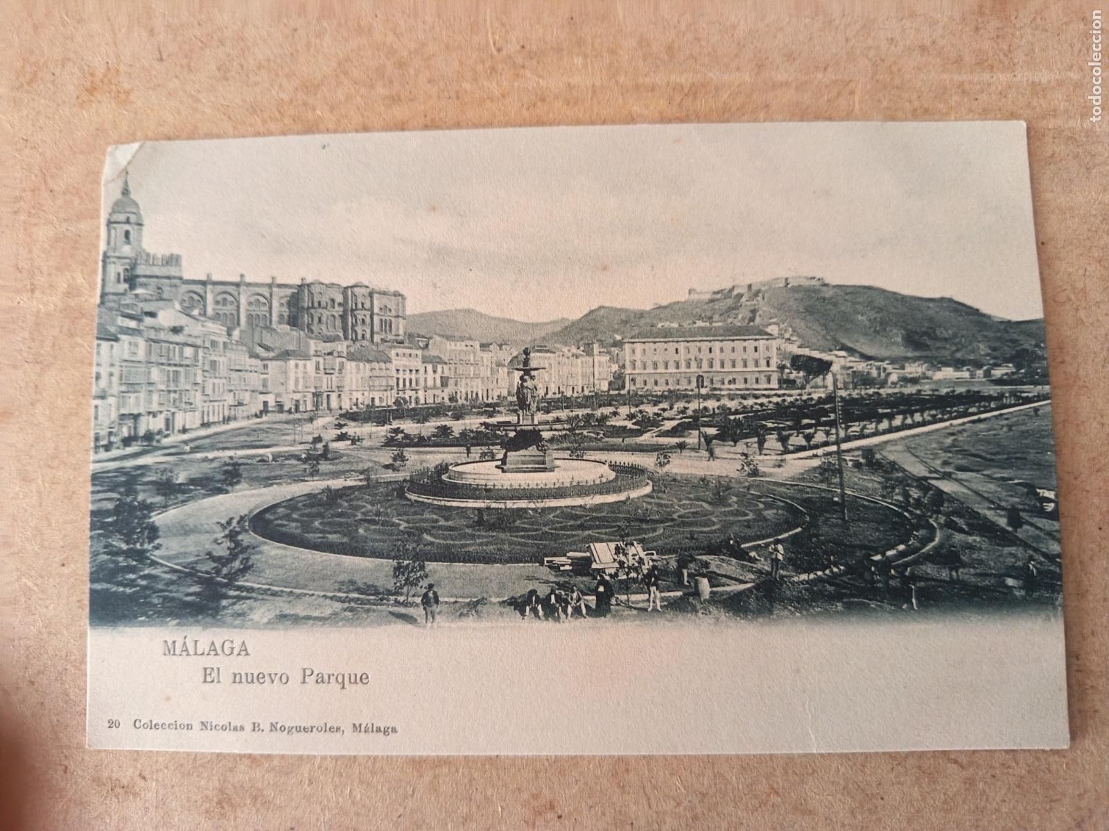 Postales: MALAGA. COLECCION NICOL&Aacute;S B. NOGUEROLES. N&ordm; 20.
