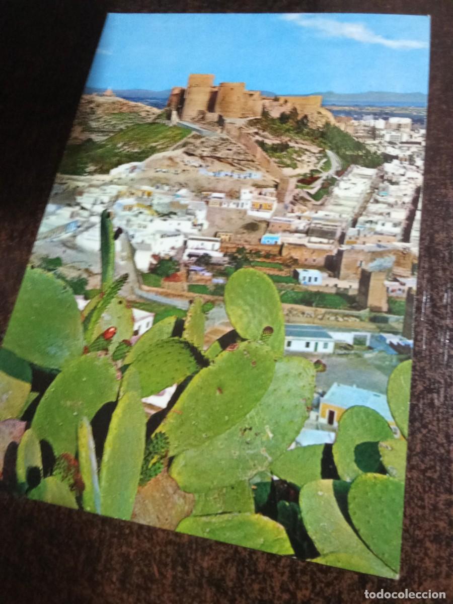Postales: Almer&iacute;a.Alcazaba.Cerro de San Cristobal y vista parcial.