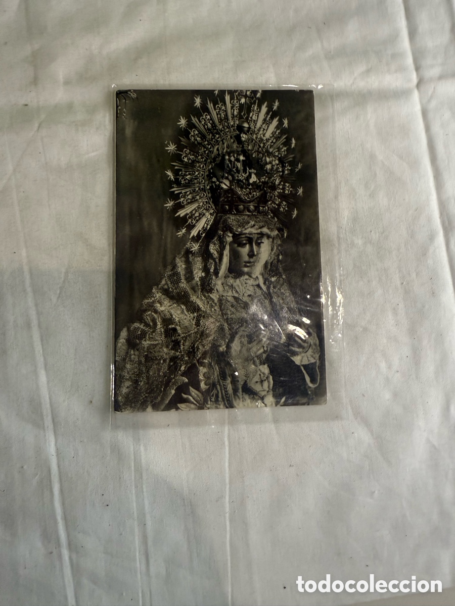Postales: Postal Sevilla Virgen de la Esperanza Macarena Blanco y Negro Original 1957