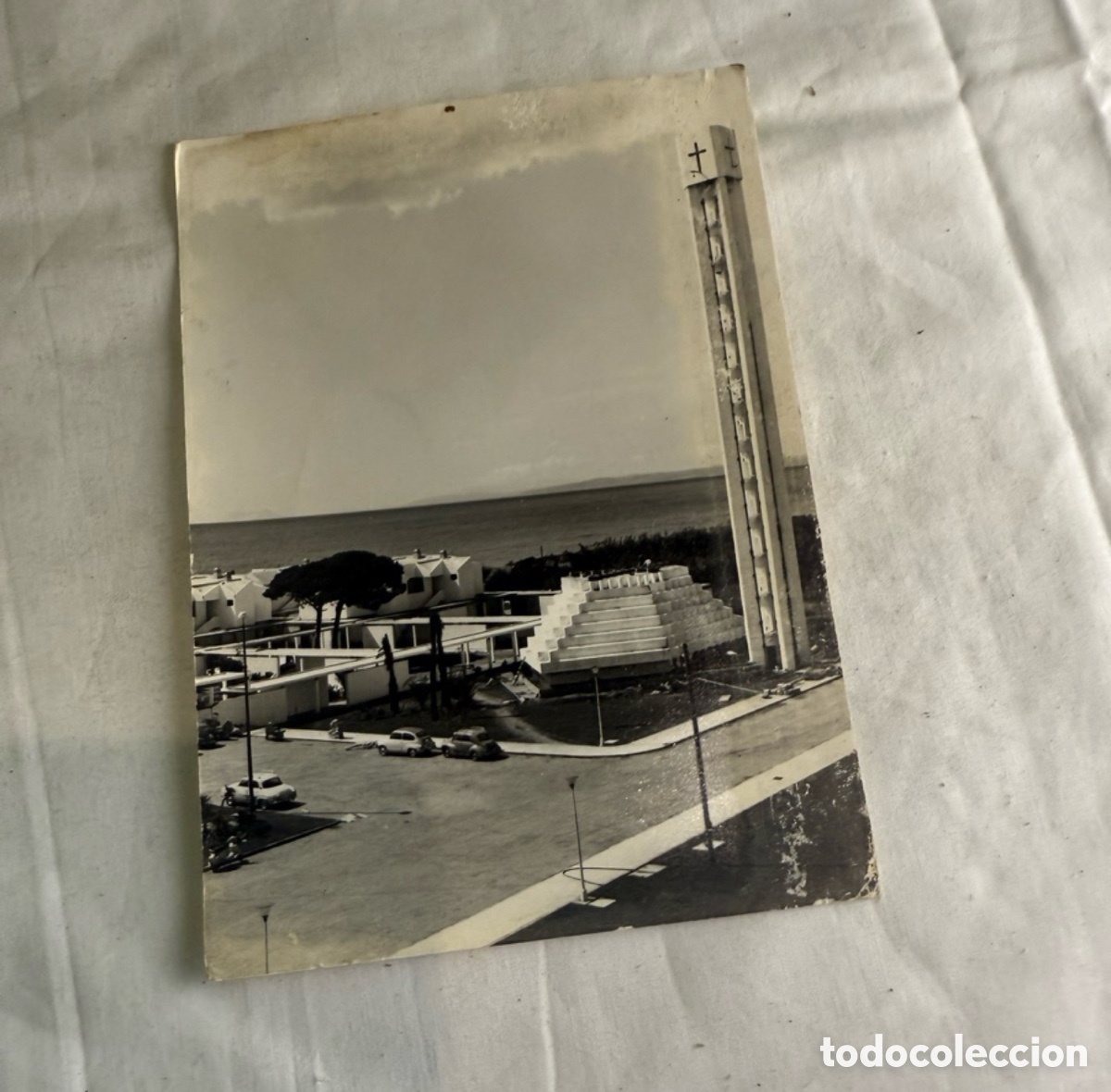 Postales: Fotograf&iacute;a Domingo Estepona M&aacute;laga Costa del Sol Blanco y negro Original de la &eacute;poca