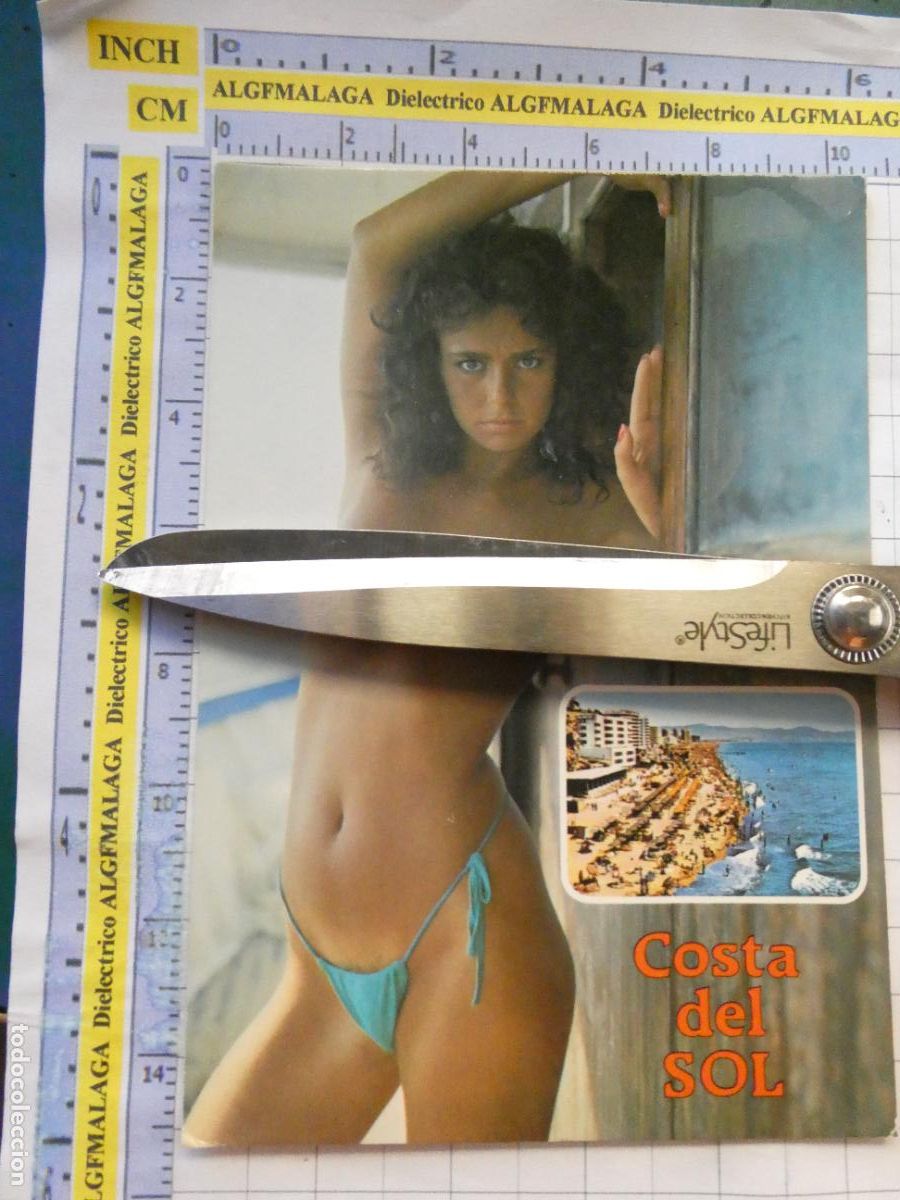 Postales: POSTAL DE M&Aacute;LAGA. A&Ntilde;O 1986. MUJER TOPLESS DESNUDOS DESNUDA 18 ANTONIO. 2512