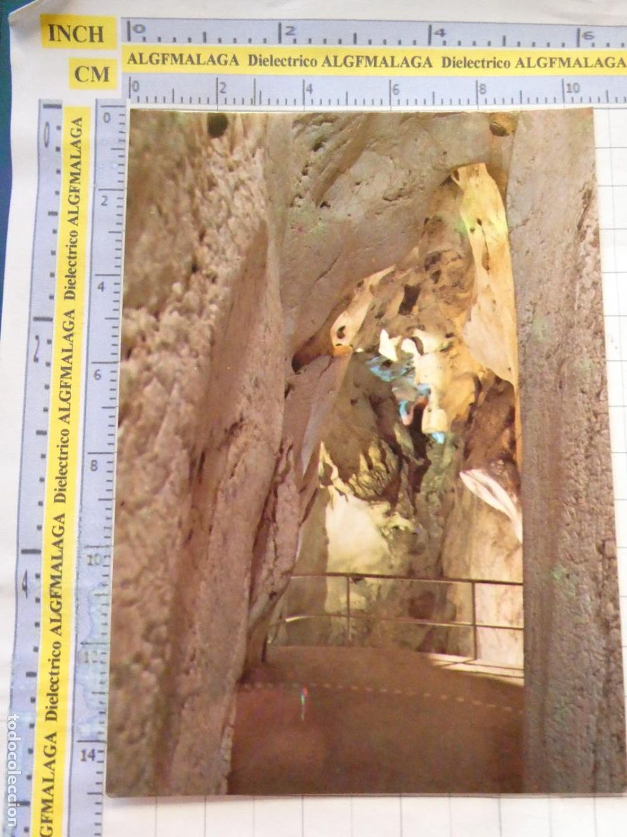 Postales: POSTAL DE M&Aacute;LAGA. A&Ntilde;O 1978. RINC&Oacute;N DE LA VICTORIA CUEVA DEL TESORO. SALA DEL VOLC&Aacute;N. 2518