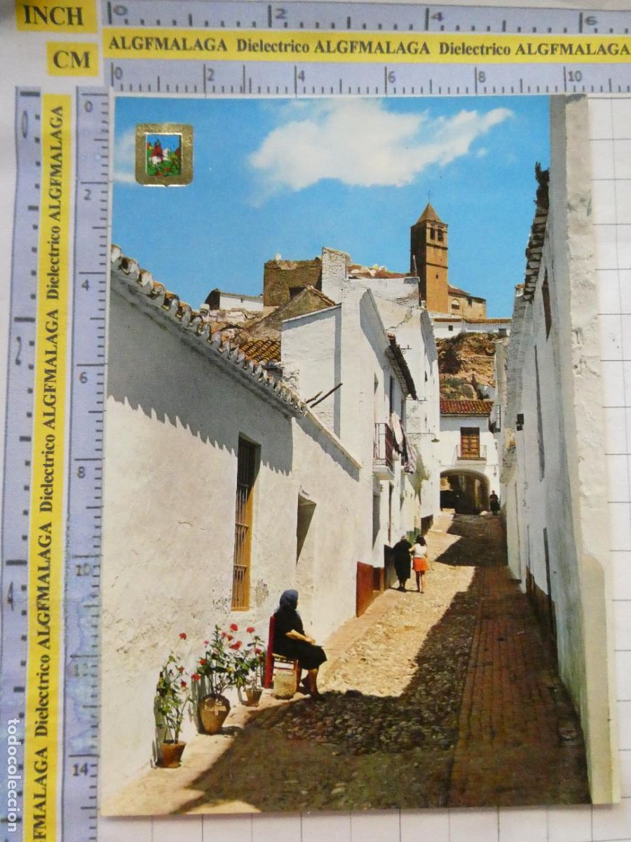 Postales: POSTAL DE M&Aacute;LAGA. A&Ntilde;O 1963. V&Eacute;LEZ M&Aacute;LAGA CALLE T&Iacute;PICA 7 ESCUDO ORO. 2527