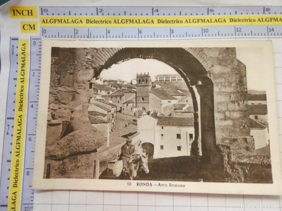 Postales: POSTAL DE M&Aacute;LAGA. A&Ntilde;OS 30 50. RONDA ARCO ROMANO 10 ROISIN. 2536