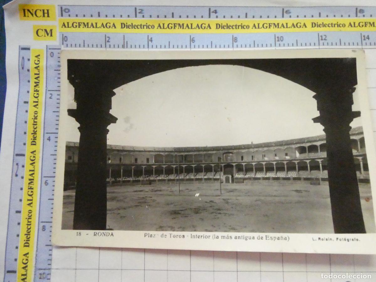 Postales: POSTAL DE M&Aacute;LAGA. A&Ntilde;OS 30 50. RONDA PLAZA DE TOROS INTERIOR 18 ROISIN. 2538
