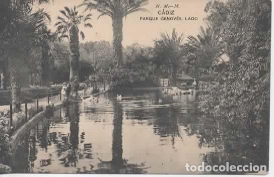 Postales: CADIZ SIN ESCRIBIR PARQUE GENOVES