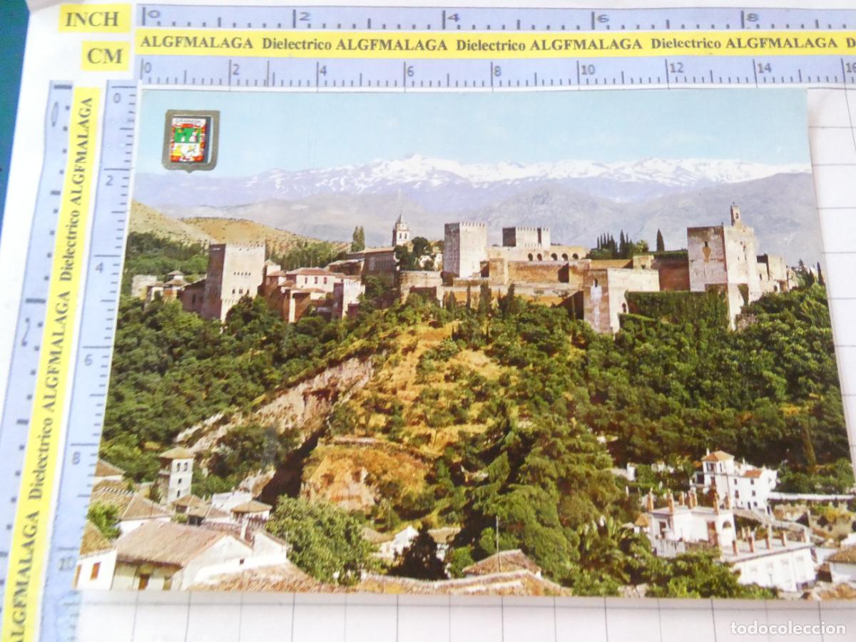 Postales: POSTAL DE GRANADA. A&Ntilde;O 1965. ALHAMBRA SIERRA NEVADA 59 ESCUDO ORO. 2542
