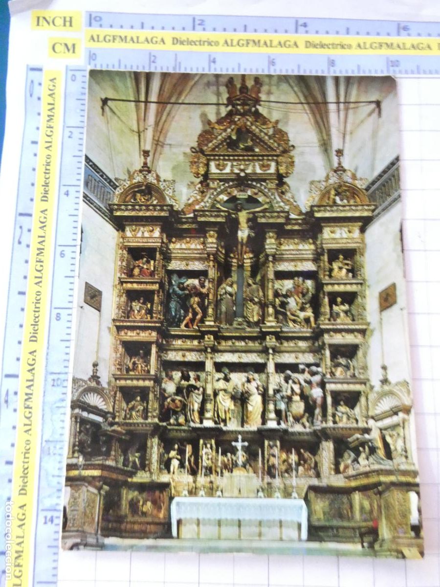Postales: POSTAL DE GRANADA. A&Ntilde;O 1963. CAPILLA REAL RETABLO ALTAR MAYOR 1222 BEASCOA. 2547