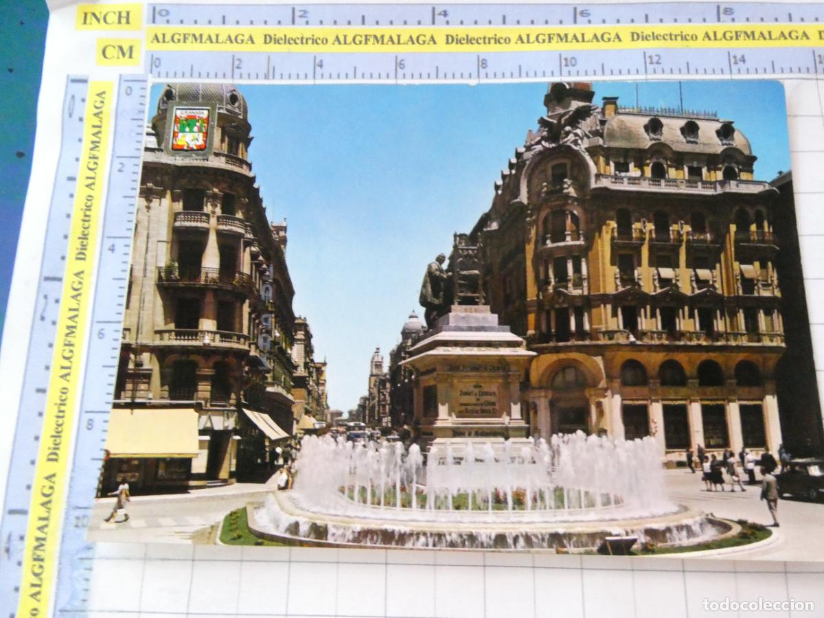 Postales: POSTAL DE GRANADA. A&Ntilde;O 1965. MONUMENTO A ISABEL LA CAT&Oacute;LICA 79 ESCUDO ORO. 2549