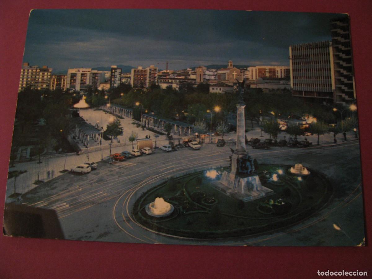 Postales: POSTAL DE JAEN. MONUMENTO DE LAS BATALLAS Y PARQUE DE LA VICTORIA, NOCTURNA. ARRIBAS