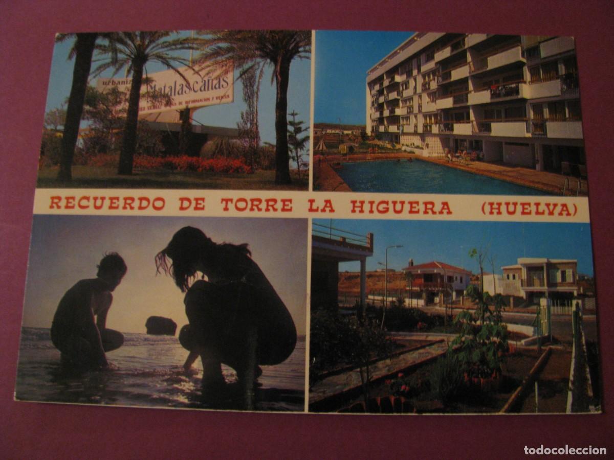 Postales: POSTAL DE TORRE LA HIGUERA. MATALASCA&Ntilde;AS. HUELVA. VISTAS PARCIALES.