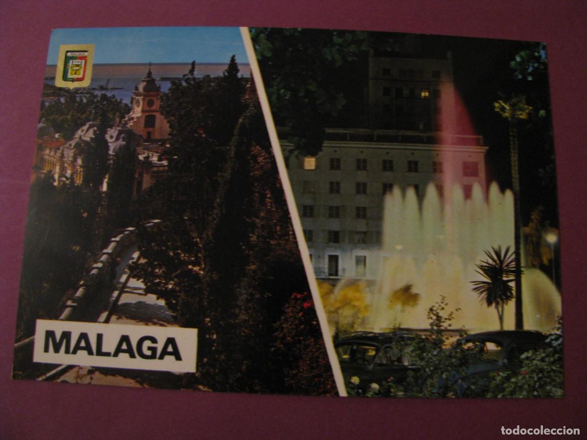 Postales: POSTAL DE MALAGA. AYUNTAMIENTO. FUENTE DE LA MARINA. DOMINGUEZ 5.