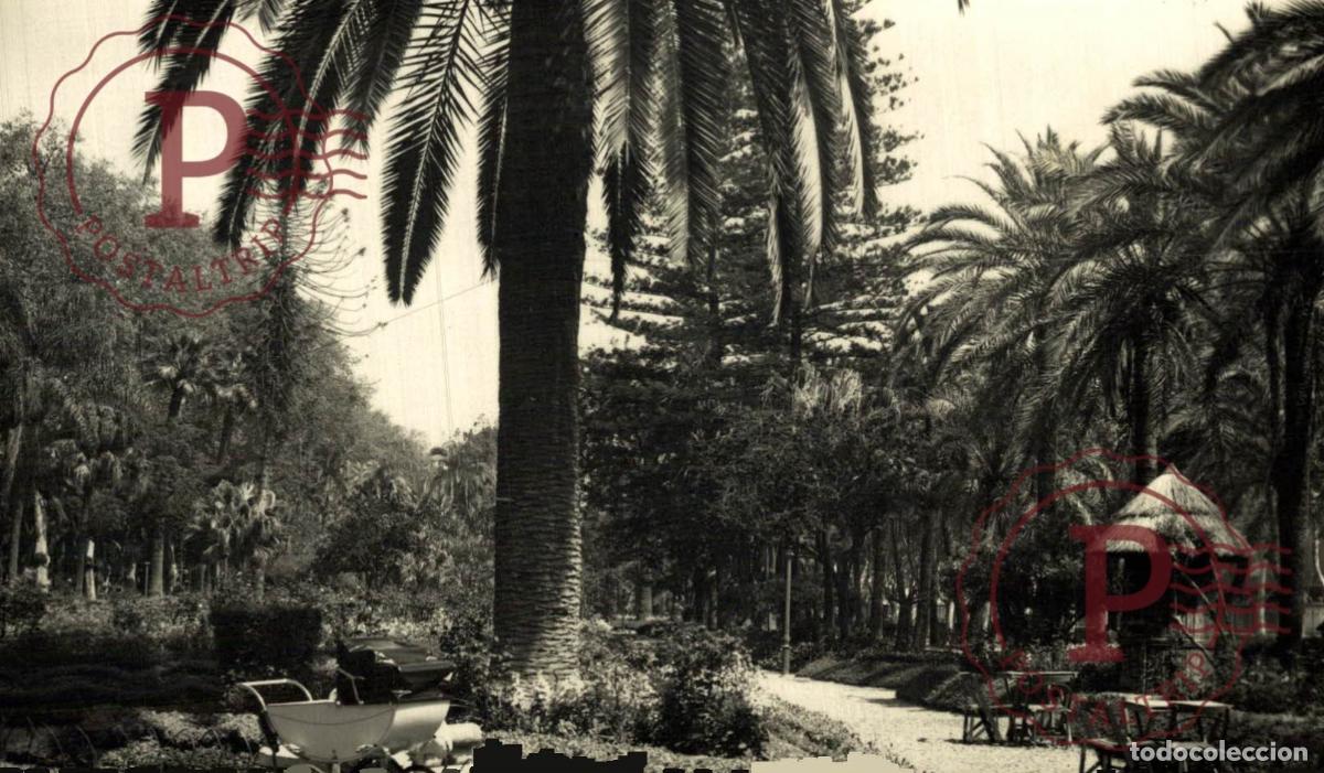 Postcards: M&Aacute;LAGA. Jardines Del Parque. ANDALUC&Iacute;A ESPA&Ntilde;A ESPAGNE