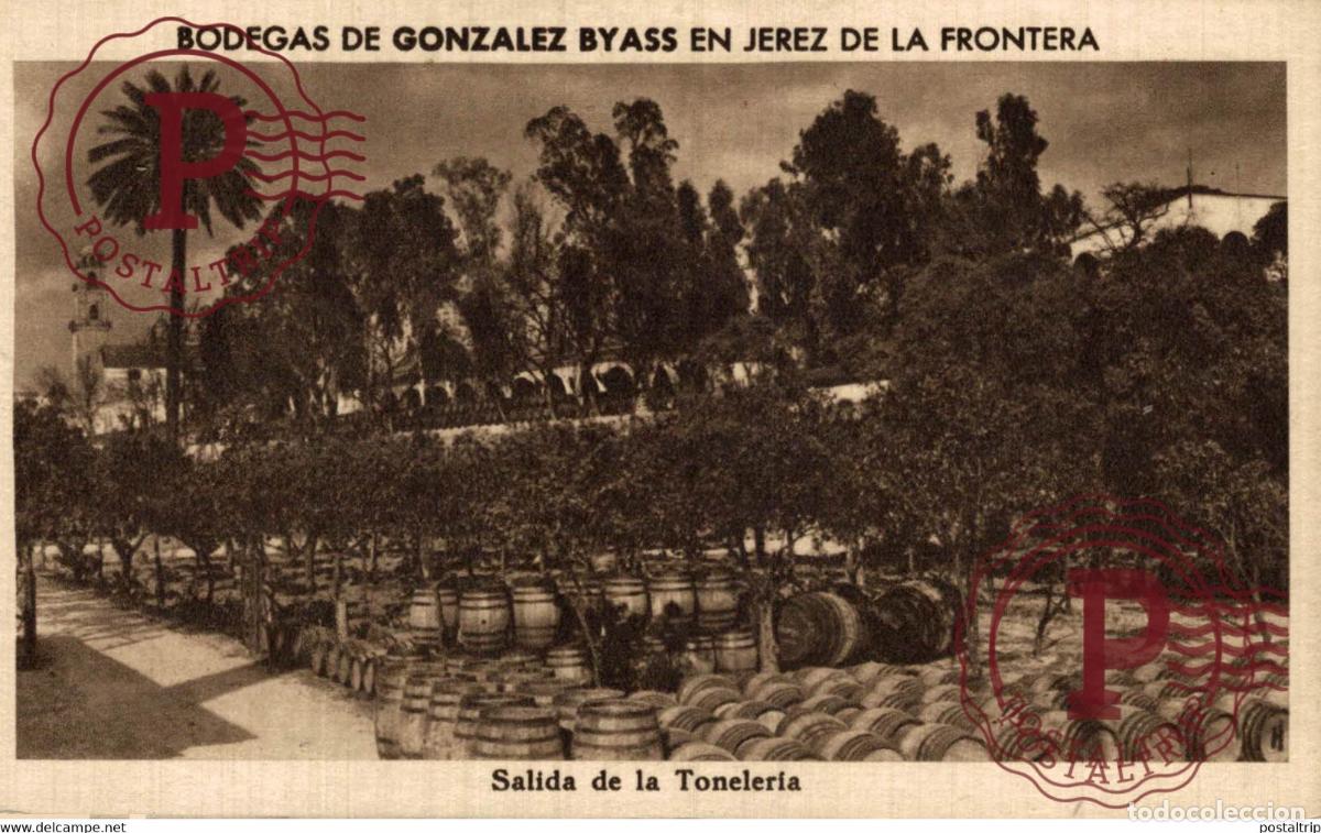 Postales: CADIZ. JEREZ DE LA FRONTERA. BODEGAS GONZALEZ BYASS. SALIDA DE LA TONELERIA
