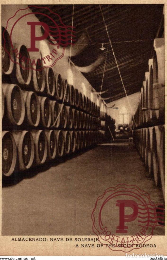 Postales: CADIZ. JEREZ DE LA FRONTERA. BODEGAS GONZALEZ BYASS. ALMACENADO. NAVE SOLERAJE
