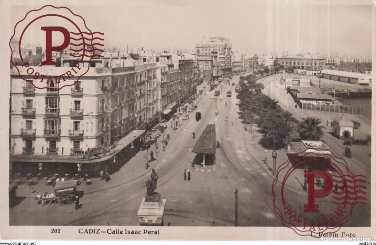 Postales: CADIZ. CALLE DE ISAAC PERAL. FOTOGRAFICA.