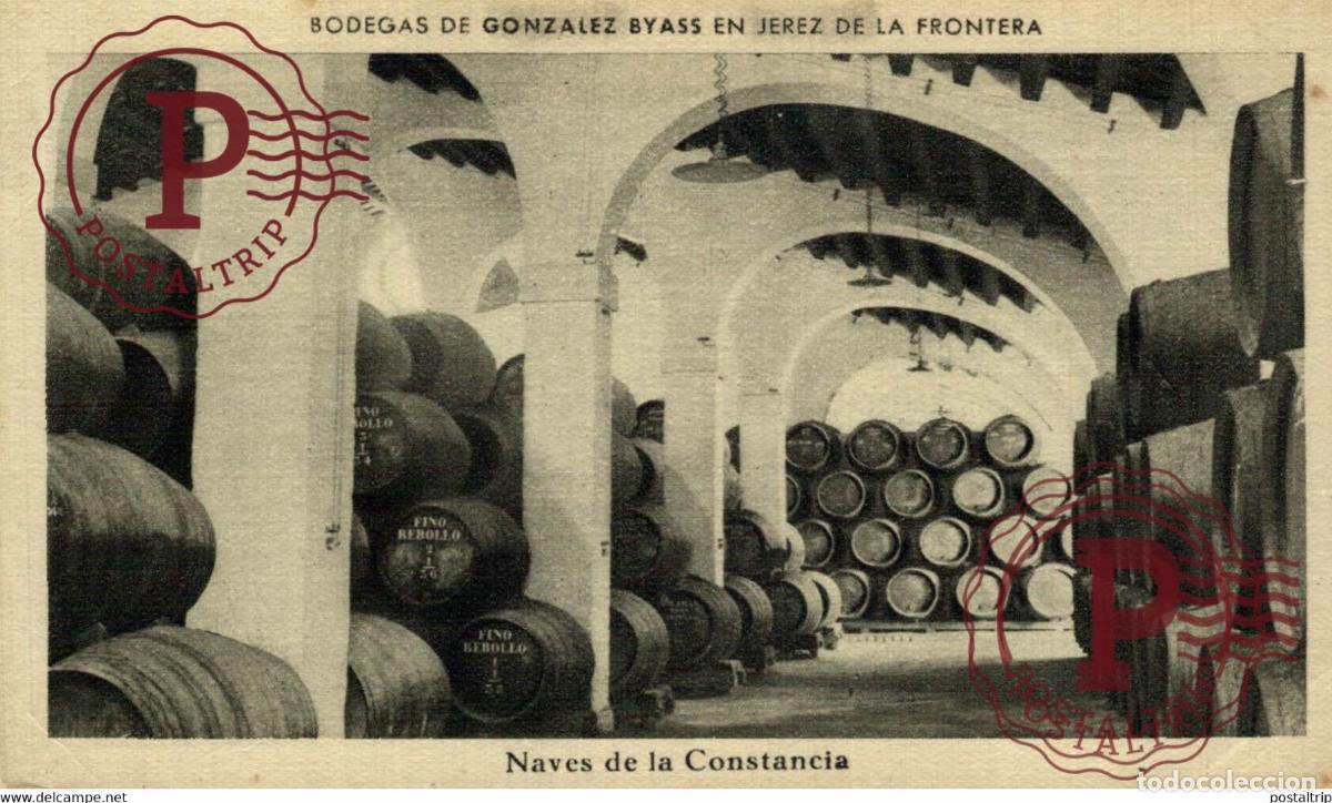 Cartes Postales: BODEGAS DE GONZALEZ BYASS EN JEREZ DE LA FRONTERA, NAVES DE CONSTANCIA. CADIZ ANDALUCIA ESPA&Ntilde;A ESPAG