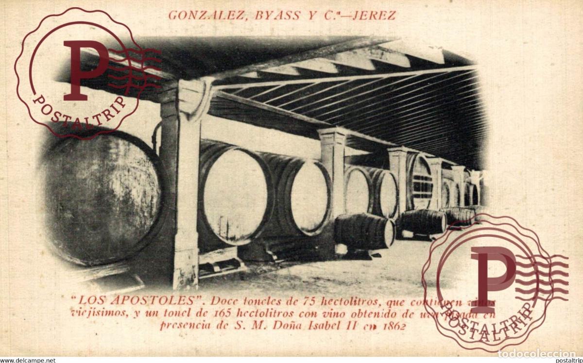 Postales: BODEGAS DE GONZALEZ BYASS EN JEREZ DE LA FRONTERA, LOS APOSTOLES. CADIZ ANDALUCIA ESPA&Ntilde;A ESPAGNE