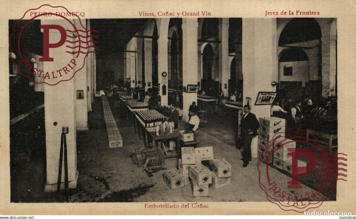 Postcards: PEDRO DOMECQ, VINOS CO&Ntilde;AC GRAN VIN, JEREZ DE LA FRONTERA. EMBOTELLADO DEL CO&Ntilde;AC. CADIZ ANDALUCIA