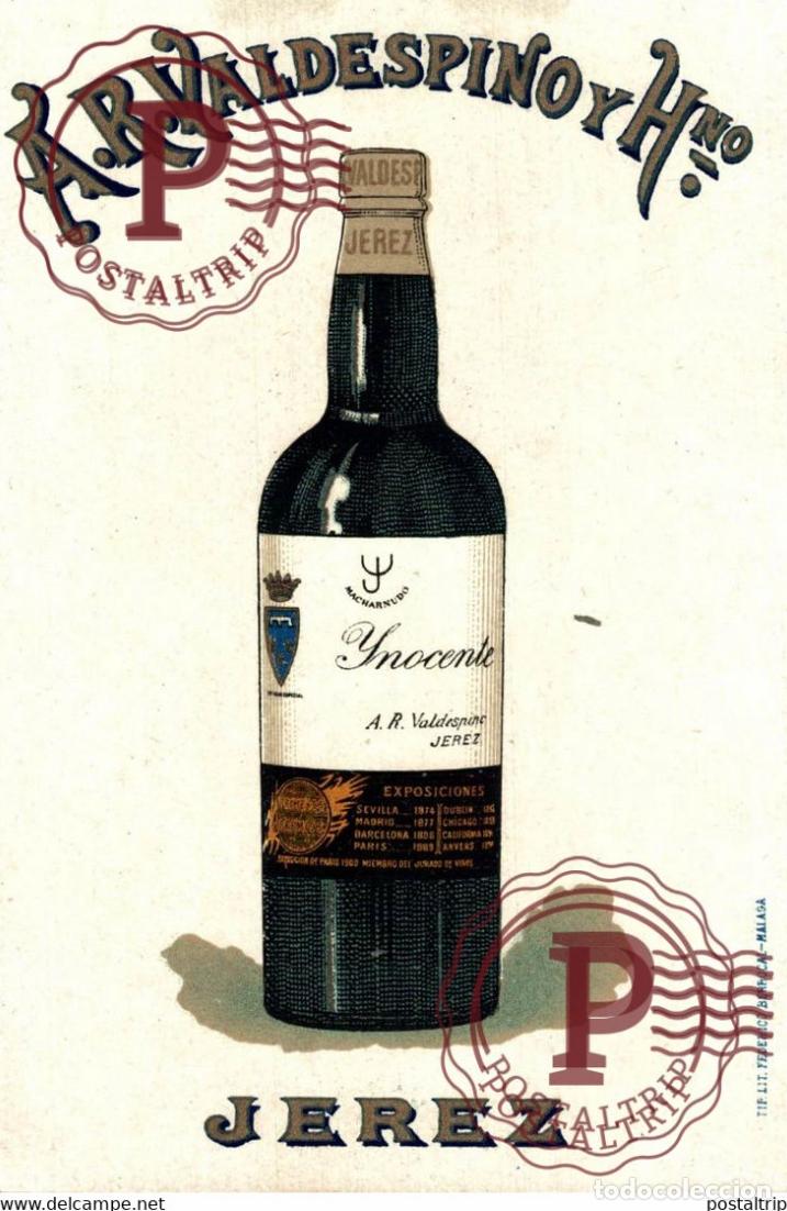 Postales: A.R. VALDESPINO Y Hno, JEREZ DE LA FRONTERA. ILUSTRACI&Oacute;N FEDERICO BERROCAL . CADIZ ANDALUCIA