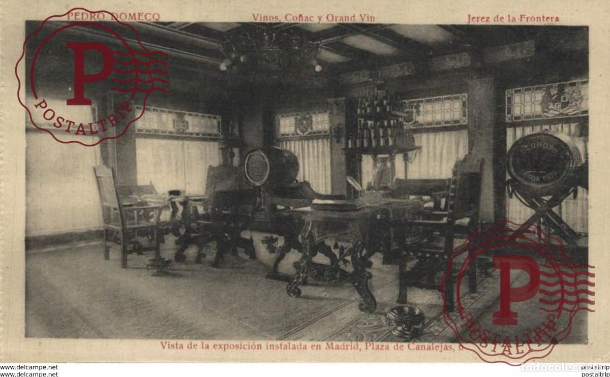 Postales: PEDRO DOMECO- JEREZ DE LA FRONTERA- VISTA DE LA EXPOSICI&Oacute;N INSTALADA EN MADRID . C&Aacute;DIZ ANDALUC&Iacute;A ESP