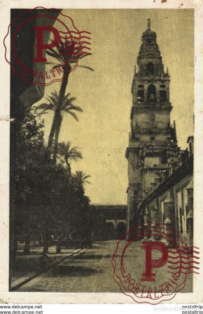 Cartoline: C&Oacute;RDOBA- MEZQUITA CATEDRAL, PATIO DE LOS NARANJOS Y CAMPANARIO. C&Oacute;RDOBA ANDALUC&Iacute;A ESPA&Ntilde;A ESPAGNE