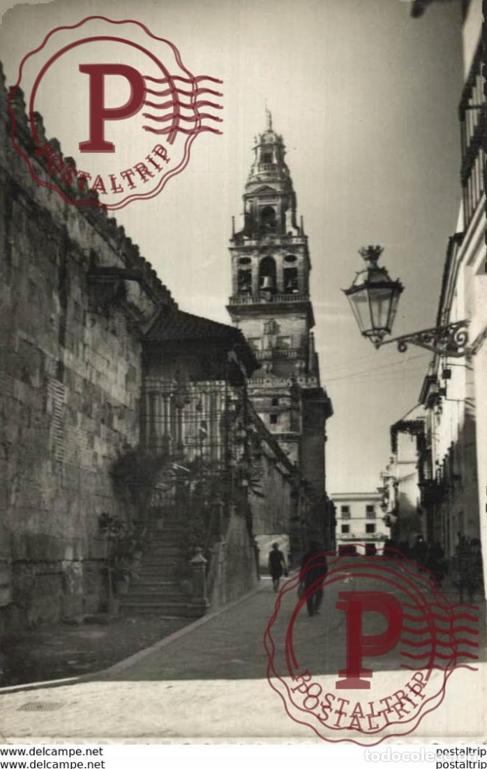Postales: C&Oacute;RDOBA- VIRGEN DE LOS FAROLES Y TORRE DE LA CATEDRAL. C&Oacute;RDOBA ANDALUC&Iacute;A ESPA&Ntilde;A ESPAGNE