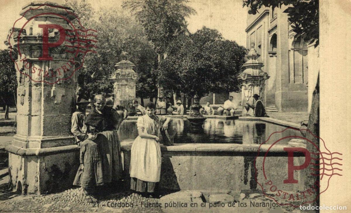 Cartoline: CORDOBA. FUENTE PUBLICA EN EL PATIO DE LOS NARANJOS