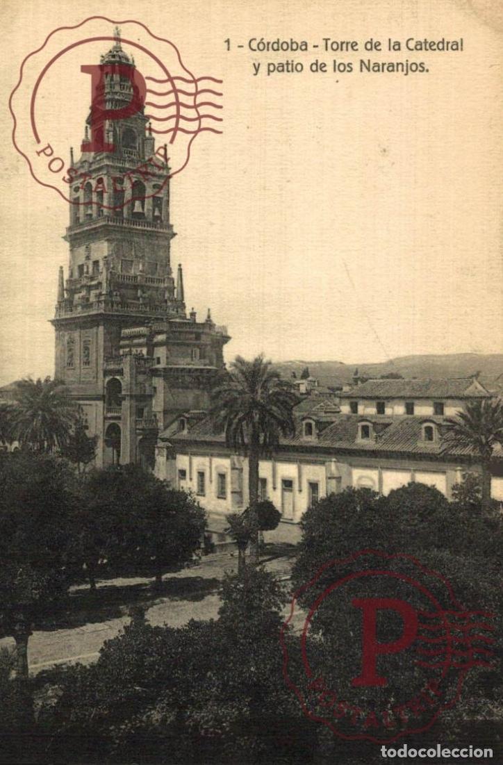 Postcards: CORDOBA. Torre De La Catedral Y Patio De Los Naranjos. ANDALUC&Iacute;A ESPA&Ntilde;A ESPAGNE