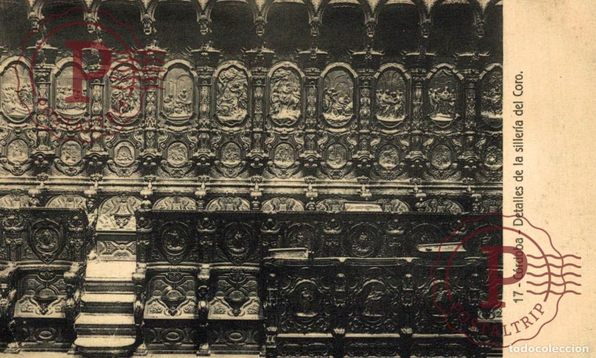 Postales: C&Oacute;RDOBA. Detalles De La Siller&iacute;a Del Coro. ANDALUC&Iacute;A ESPA&Ntilde;A ESPAGNE