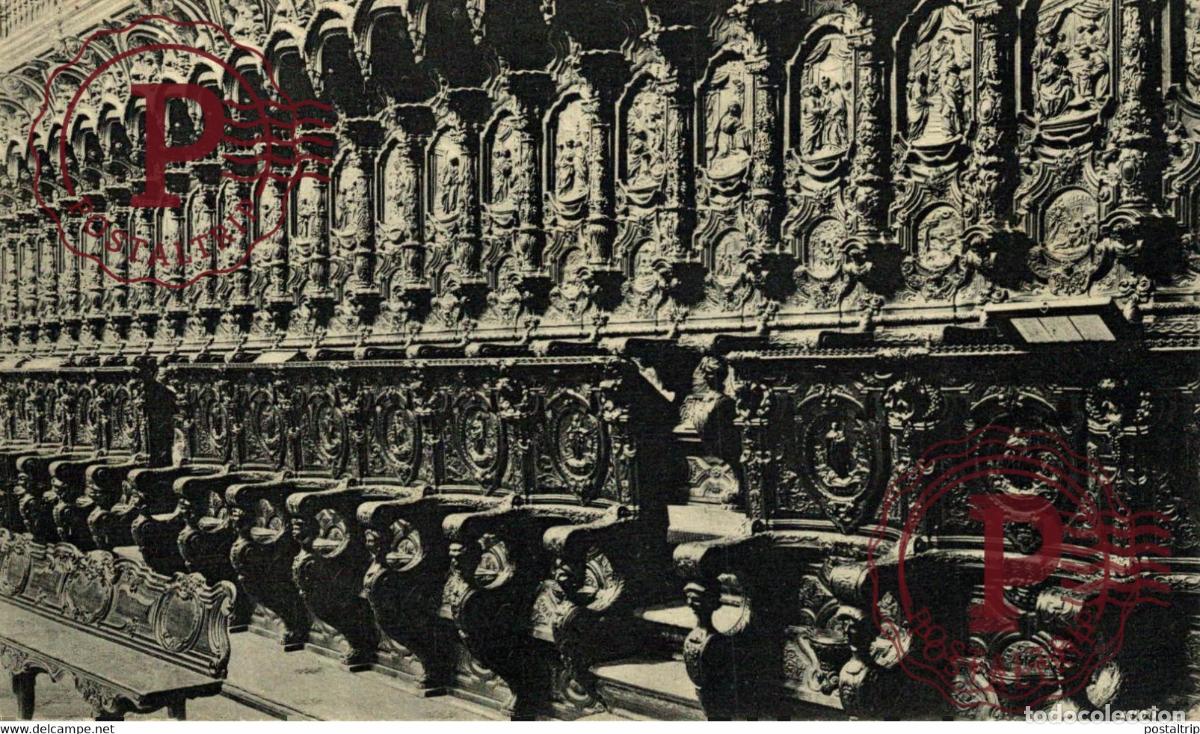 Postcards: C&Oacute;RDOBA INTERIOR DE LA CATEDRAL, COSTADO DERECHO DE LA SILLERIA DEL CORO ANDALUC&Iacute;A ESPA&Ntilde;A ESPAGN