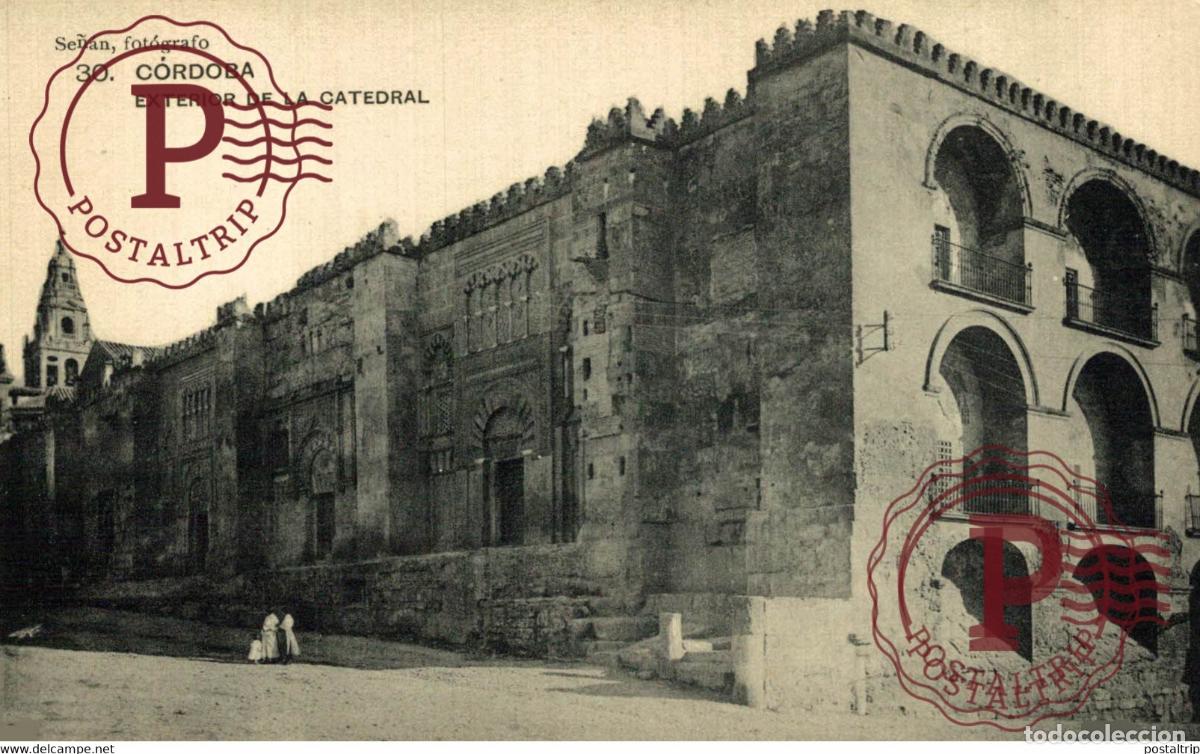 Postcards: C&Oacute;RDOBA EXTERIOR DE LA CATEDRAL SE&Ntilde;&Aacute;N FOT&Oacute;GRAFO ANDALUC&Iacute;A ESPA&Ntilde;A ESPAGNE