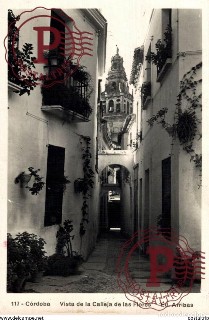 Postcards: C&Oacute;RDOBA VISTA DE LA CALLEJA DE LAS FLORES ANDALUC&Iacute;A ESPA&Ntilde;A ESPAGNE