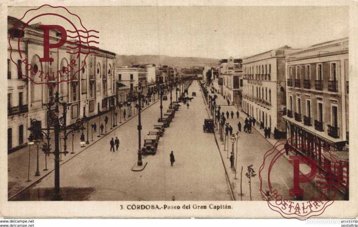 Postales: C&Oacute;RDOBA- PASEO DEL GRAN CAPIT&Aacute;N. C&Oacute;RDOBA ANDALUCIA ESPA&Ntilde;A ESPAGNE