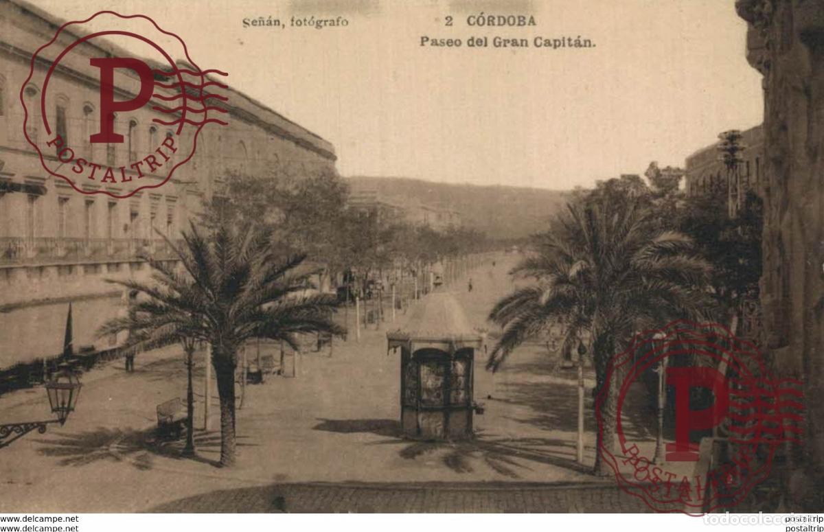Postales: C&Oacute;RDOBA- PASEO DEL GRAN CAPIT&Aacute;N SE&Ntilde;&Aacute;N, FOT&Oacute;GRAFO. C&Oacute;RDOBA ANDALUC&Iacute;A ESPA&Ntilde;A ESPAGNE