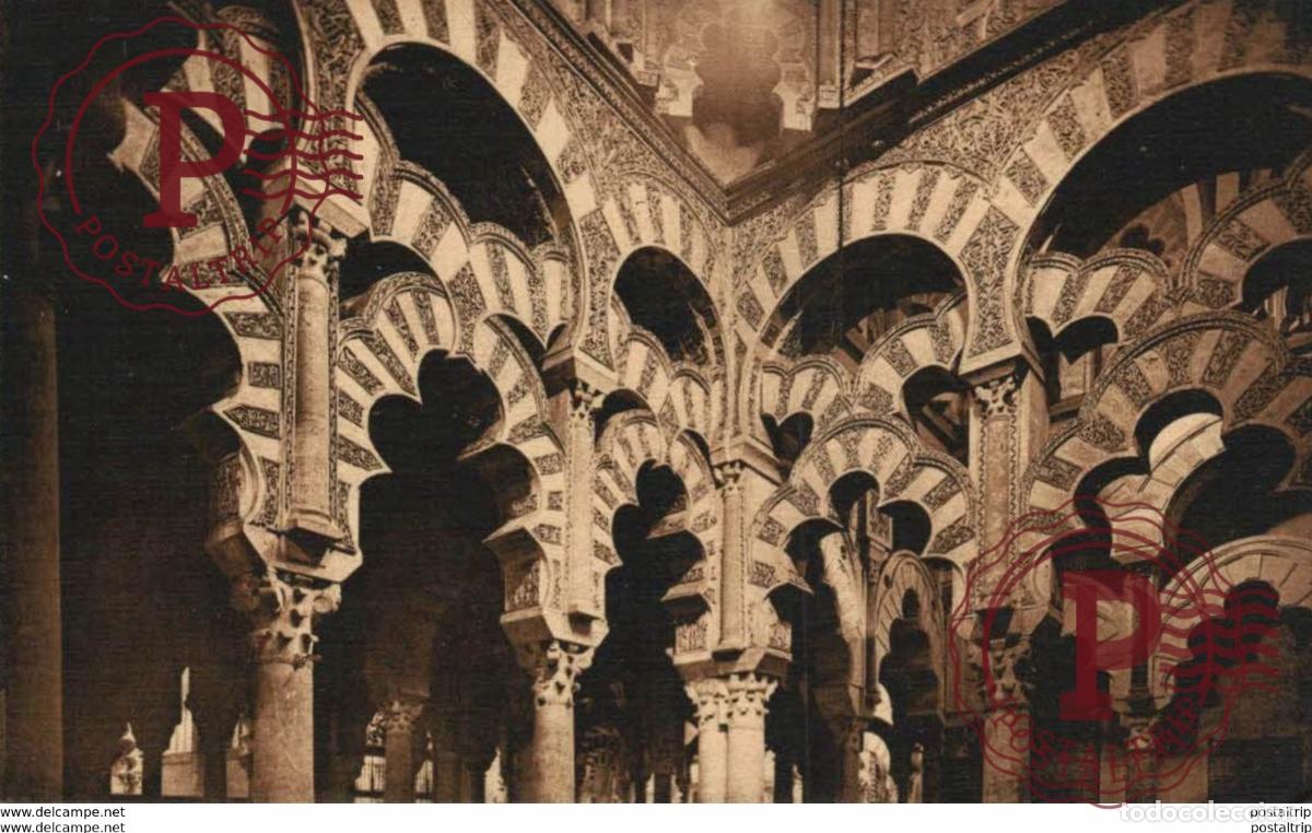 Postales: C&Oacute;RDOBA- MEZQUITA, EL MIHRAB NUEVO L.ROISIN, FOT.- BARCELONA. C&Oacute;RDOBA ANDALUC&Iacute;A ESPA&Ntilde;A ESPAGNE