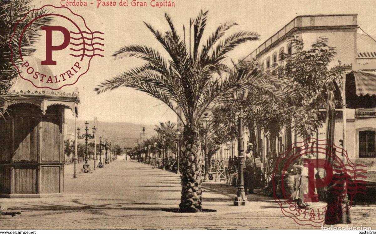Postales: CORDOBA. PASEO DEL GRAN CAPITAN.