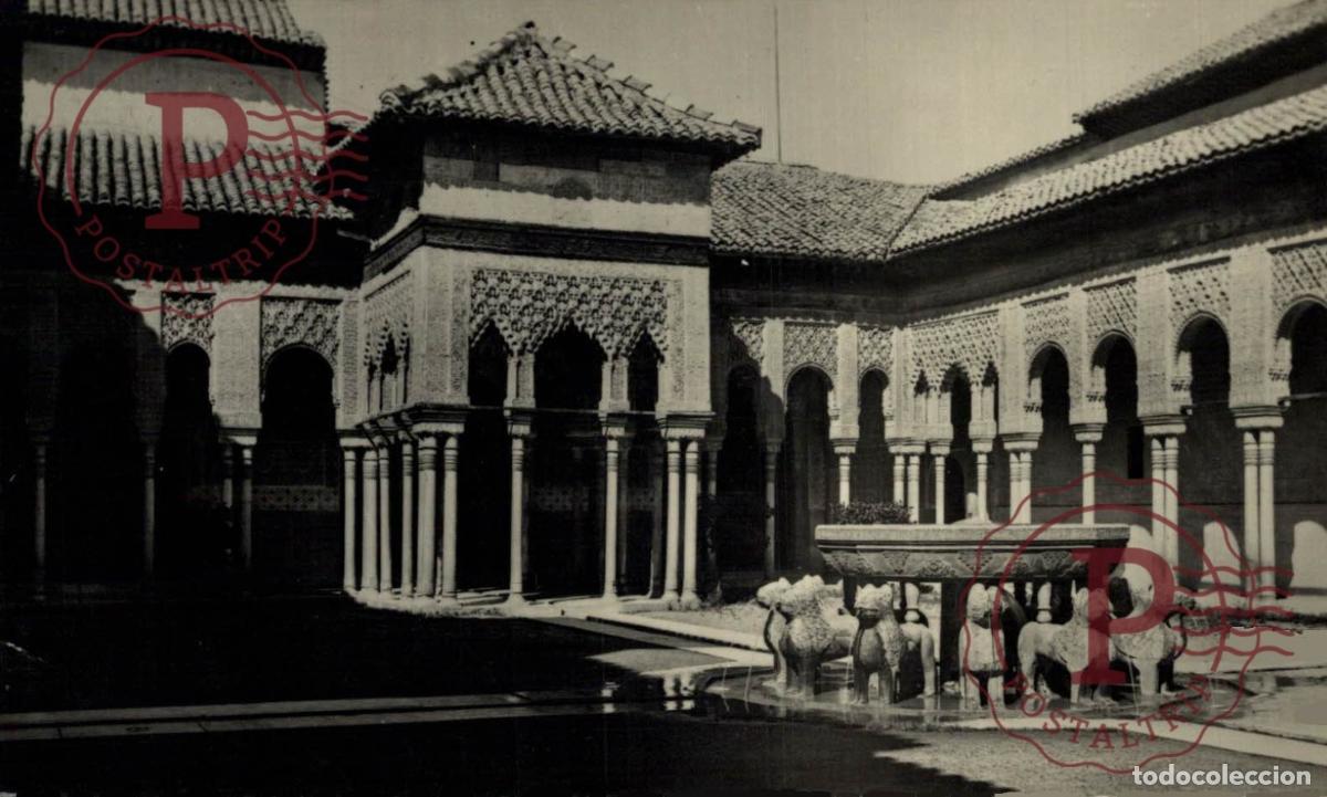 Postales: GRANADA. Alhambra - Patio De Los Leones. ANDALUC&Iacute;A ESPA&Ntilde;A ESPAGNE