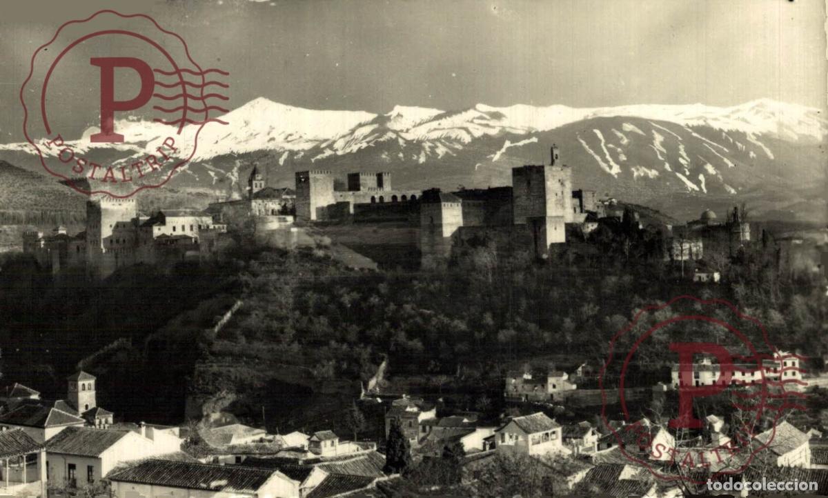 Postales: GRANADA. Alhambra - Vista General. ANDALUC&Iacute;A ESPA&Ntilde;A ESPAGNE